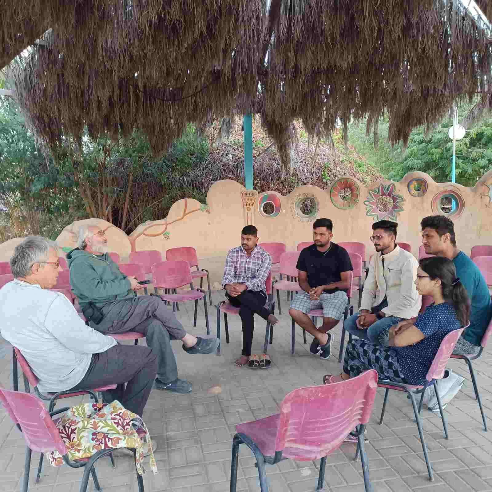 Hands-on field training on an international farm